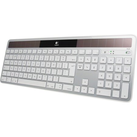 LOGITECH Solar Keyboard, for MAC, White/Gray LOG920003472